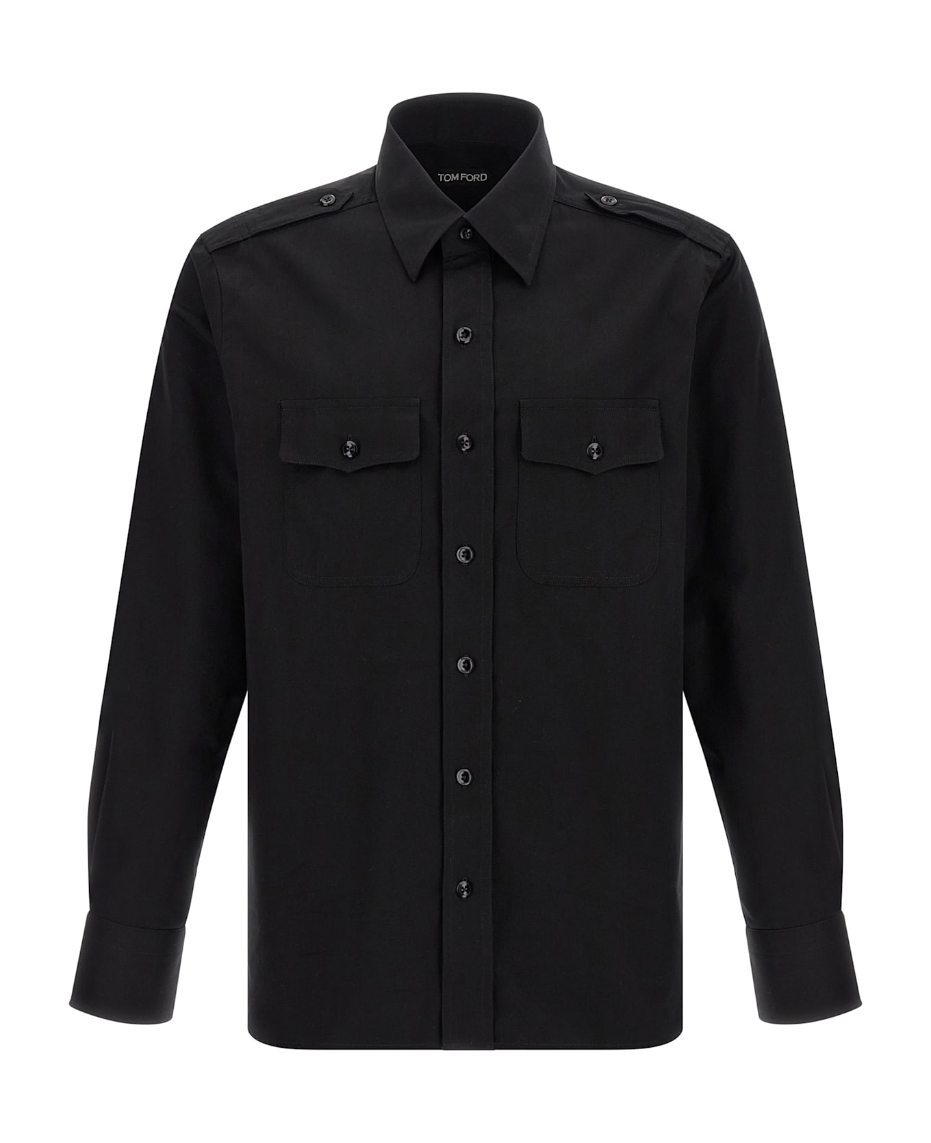 Tom Ford 
military
 Shirt - Black  