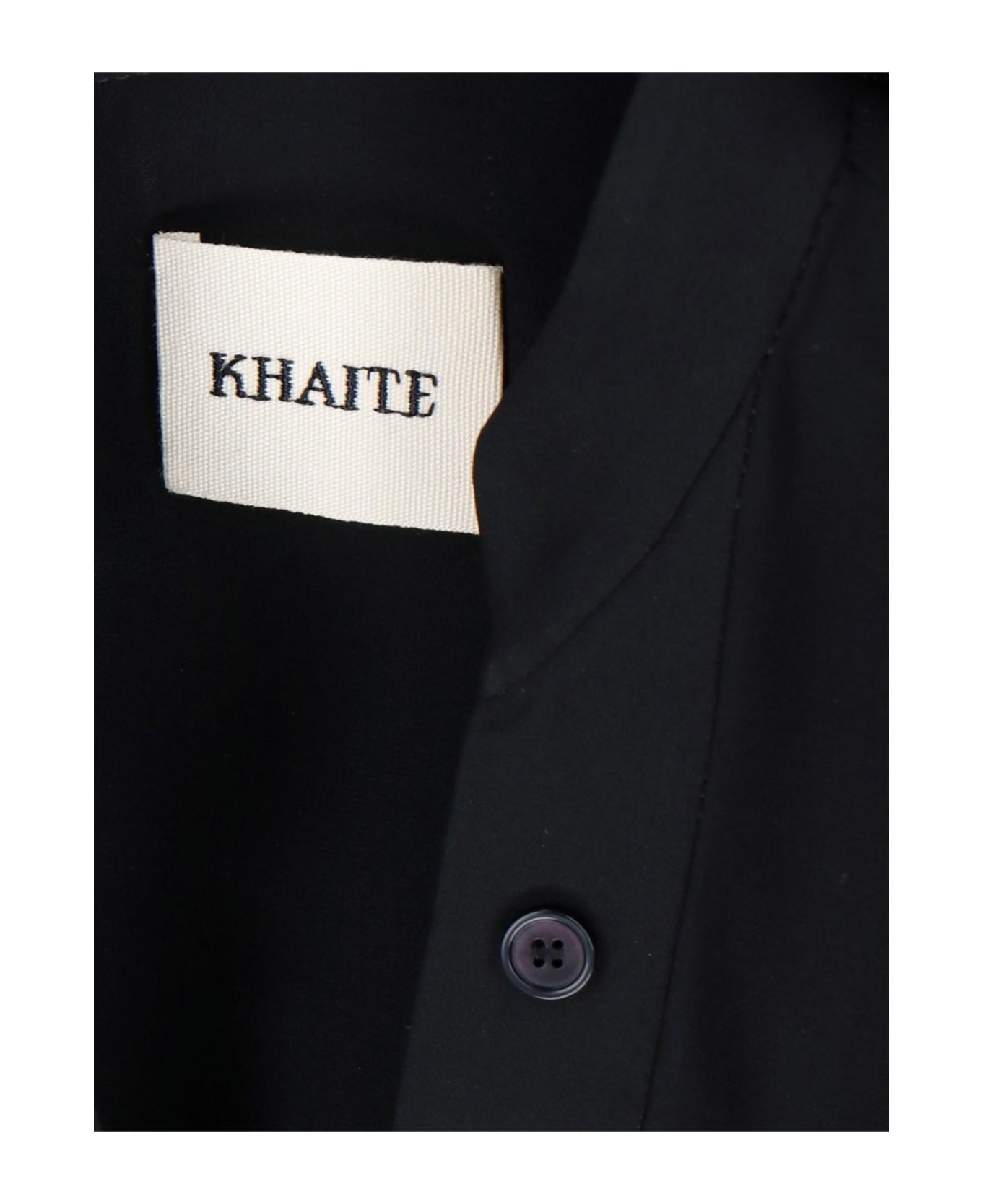 Khaite Shirt Dress - Black