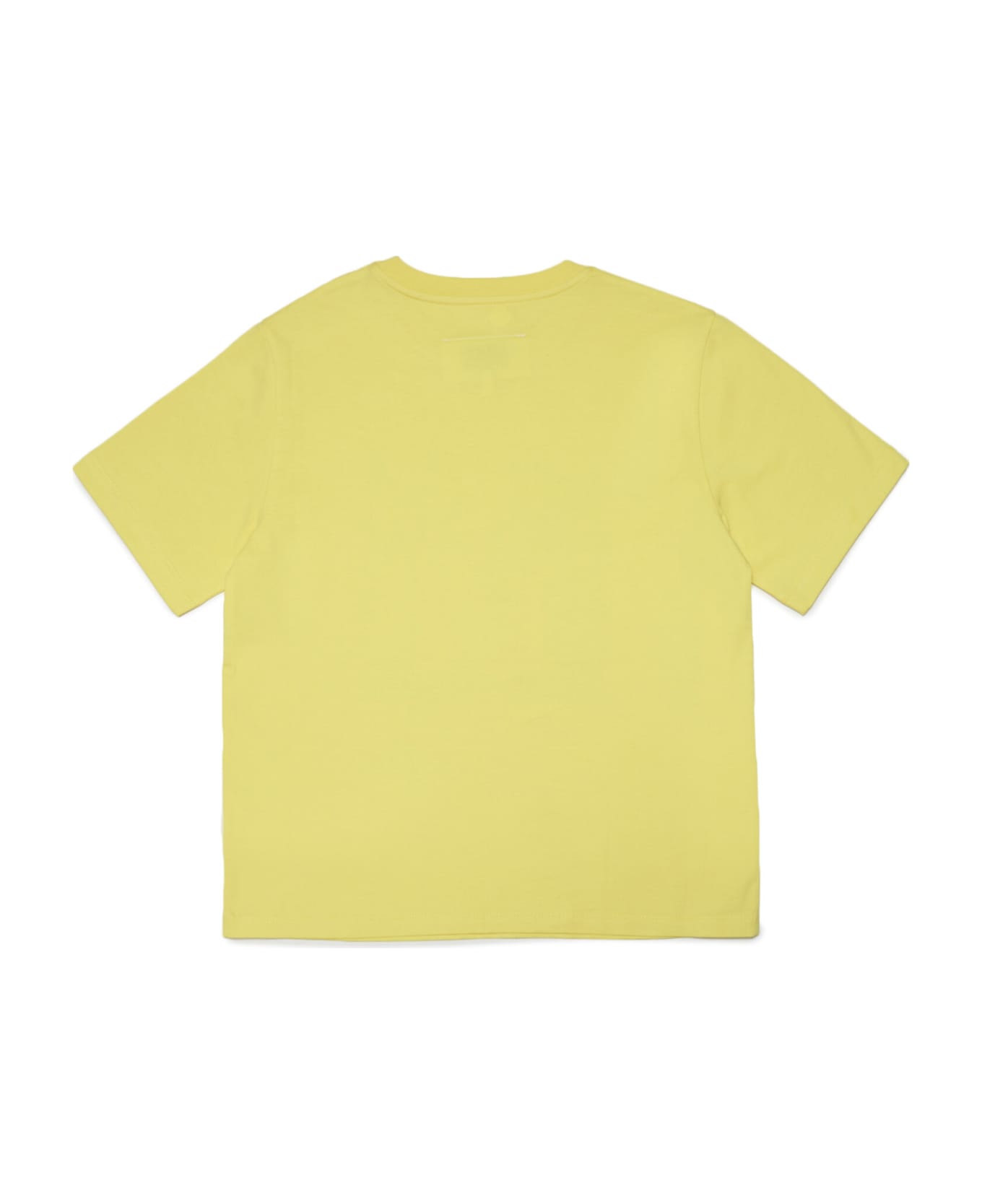 MM6 Maison Margiela Mm6t52u T-shirt Maison Margiela Yellow T-shirt In Jersey With Thick Logo - Blazing yellow