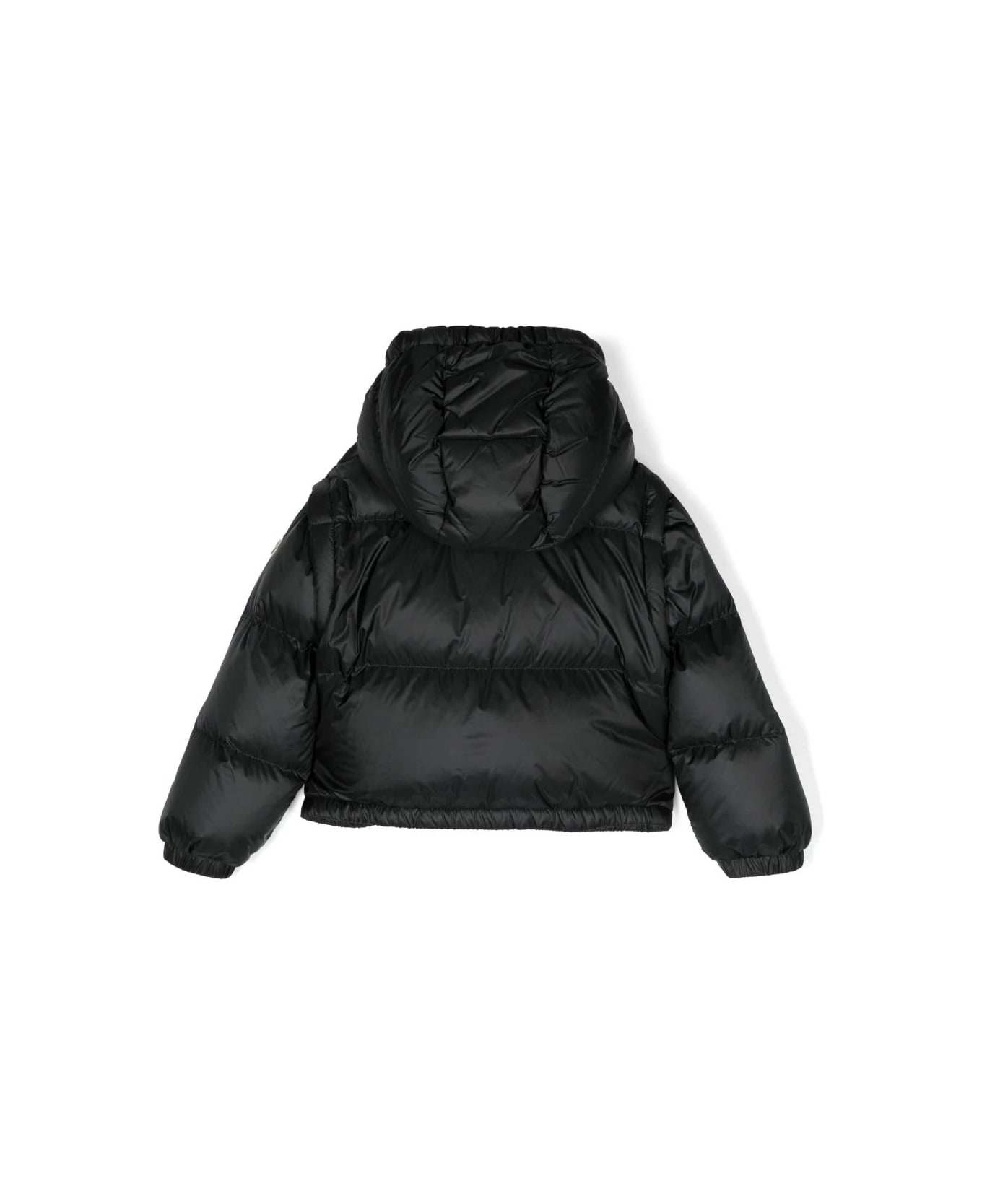 Moncler Black Vanya Short Down Jacket - Black