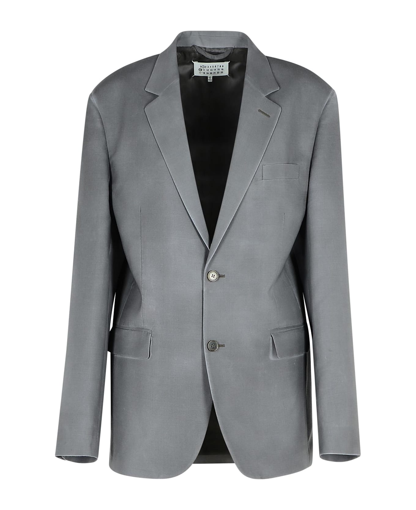 Maison Margiela Grey Mohair Blend Blazer - Grey