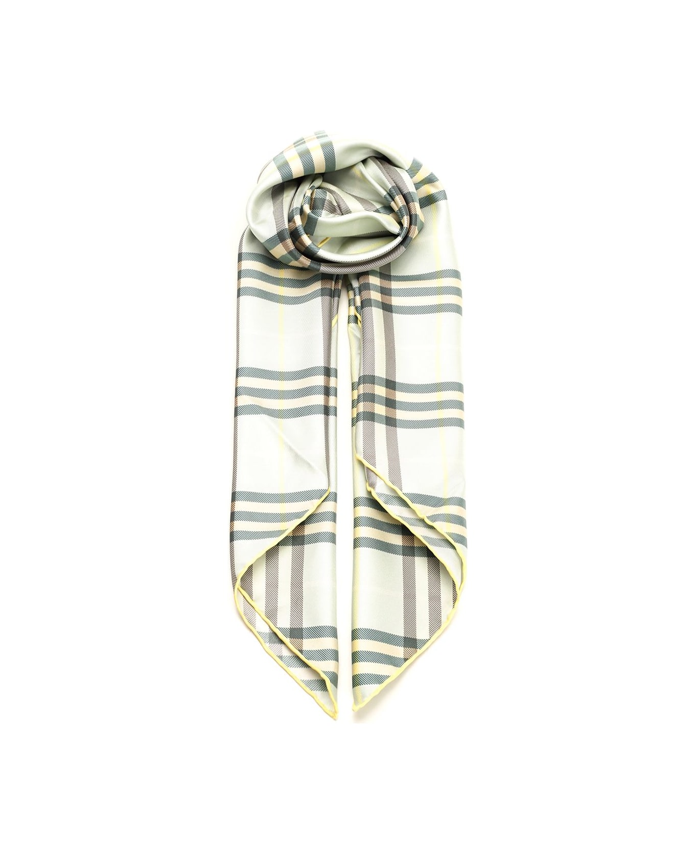 【関税&送料込】Burberry Silk Twill Scarf Burberry Silk twill scarf - Beige - Women | 8028950 | thebs.com