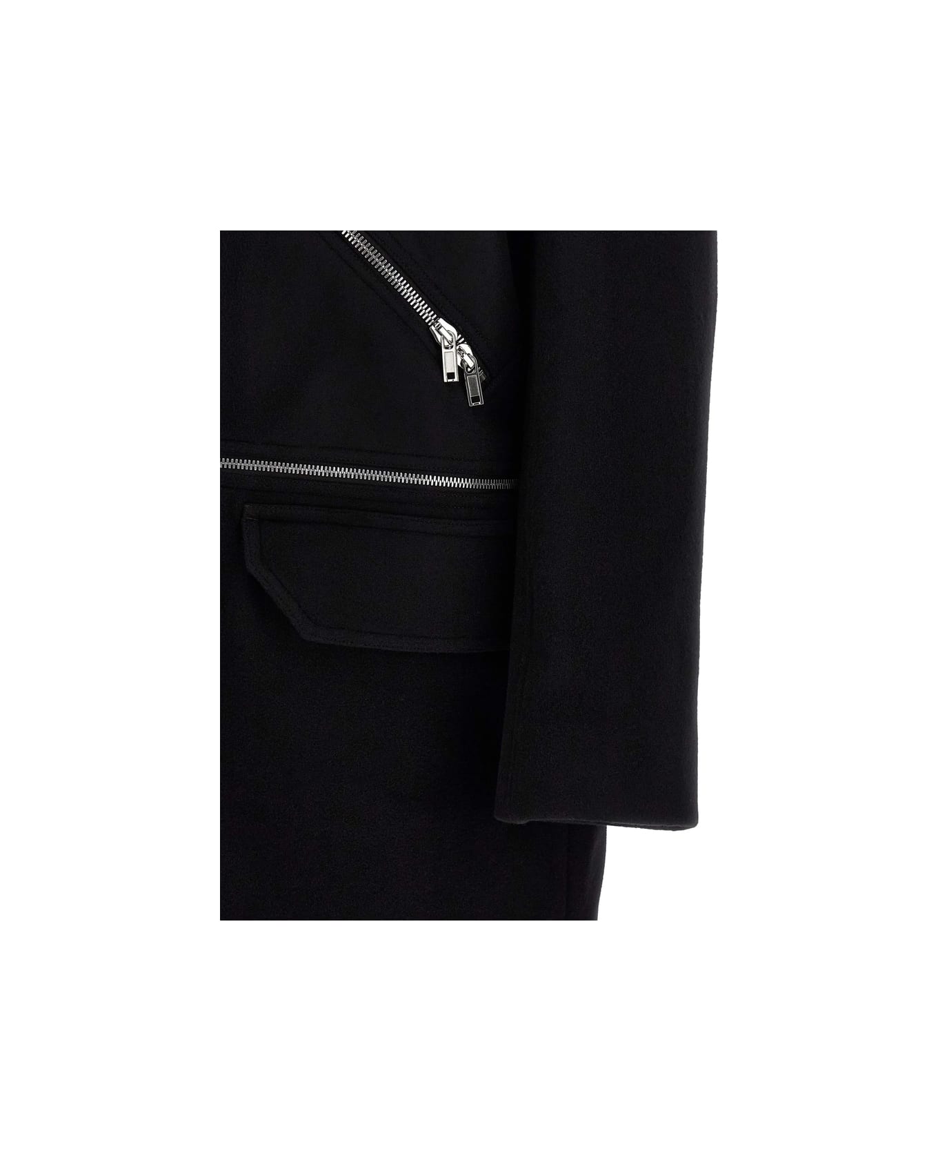 Rick Owens Coat - BLACK