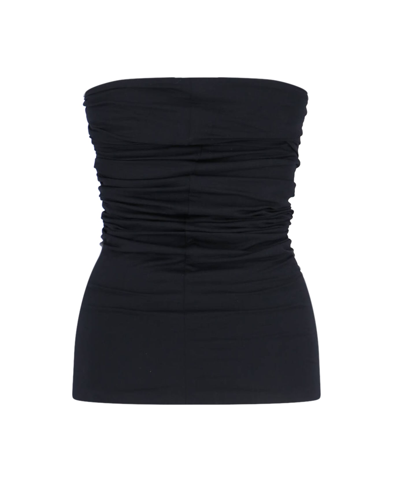 Rick Owens Top Bustier Cut-out - Black