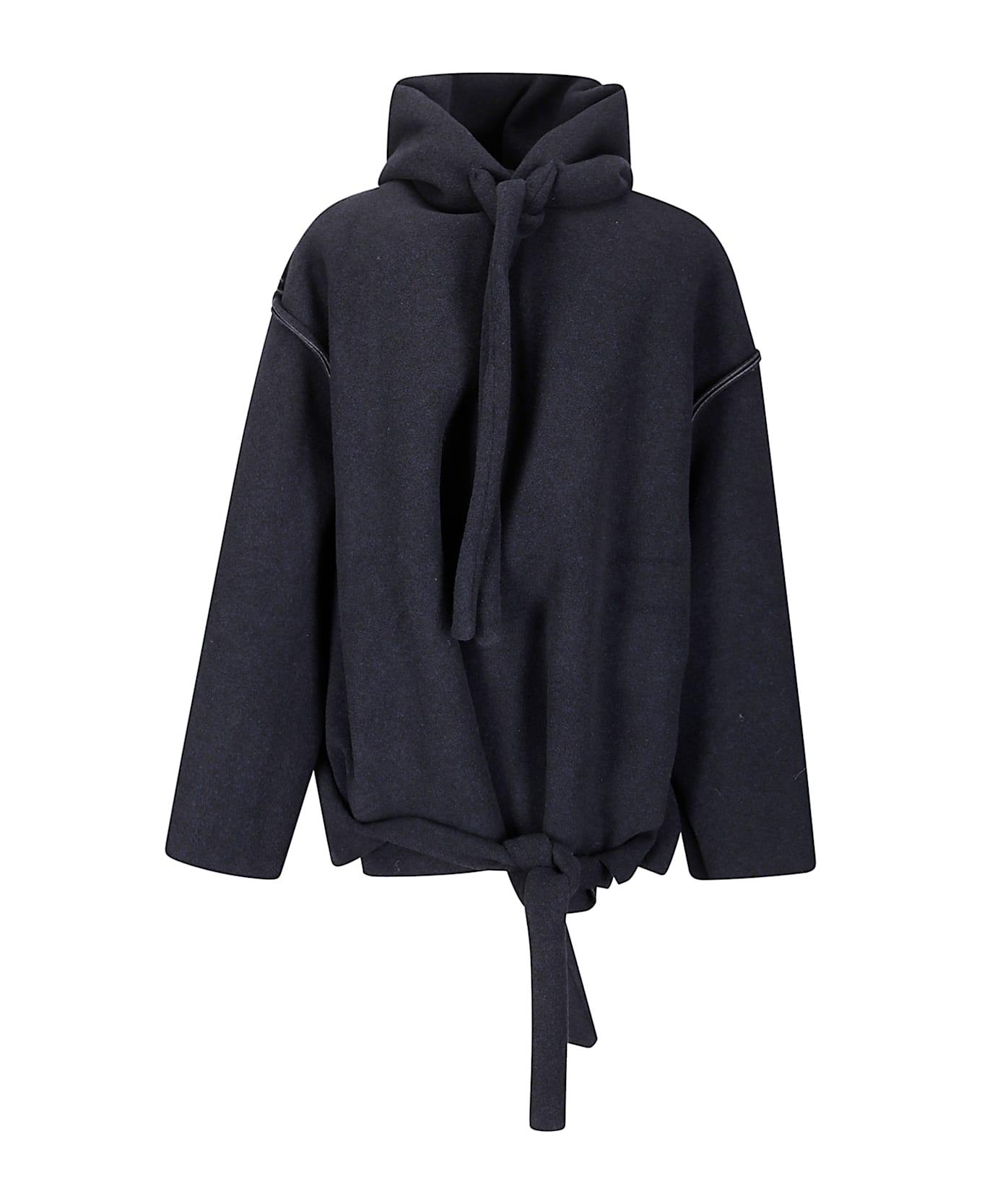 Ottolinger Felted Scuba Anorak - Dark Navy