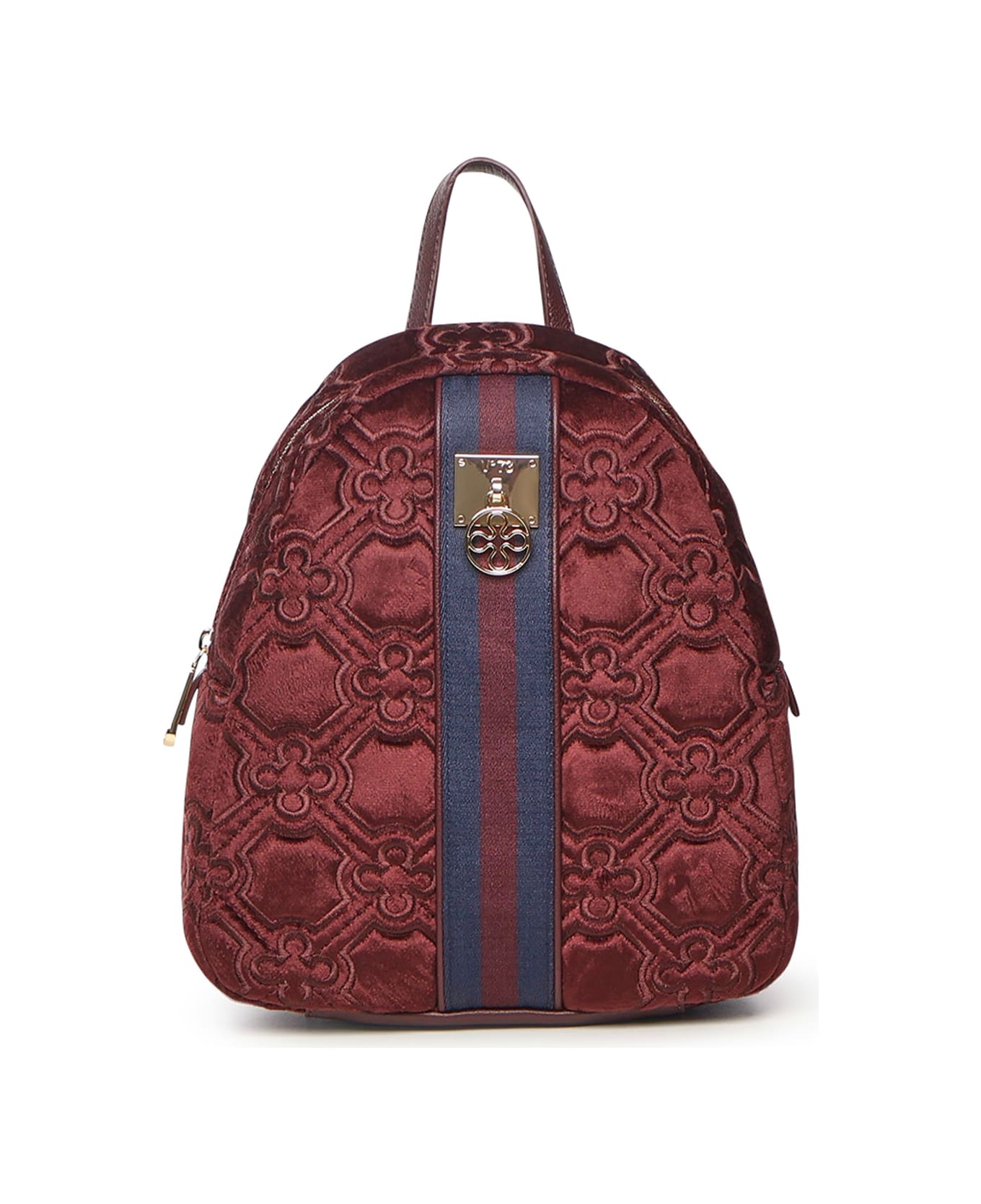 V73 Cate Backpack With Logo - BORDEAUX/BLUE