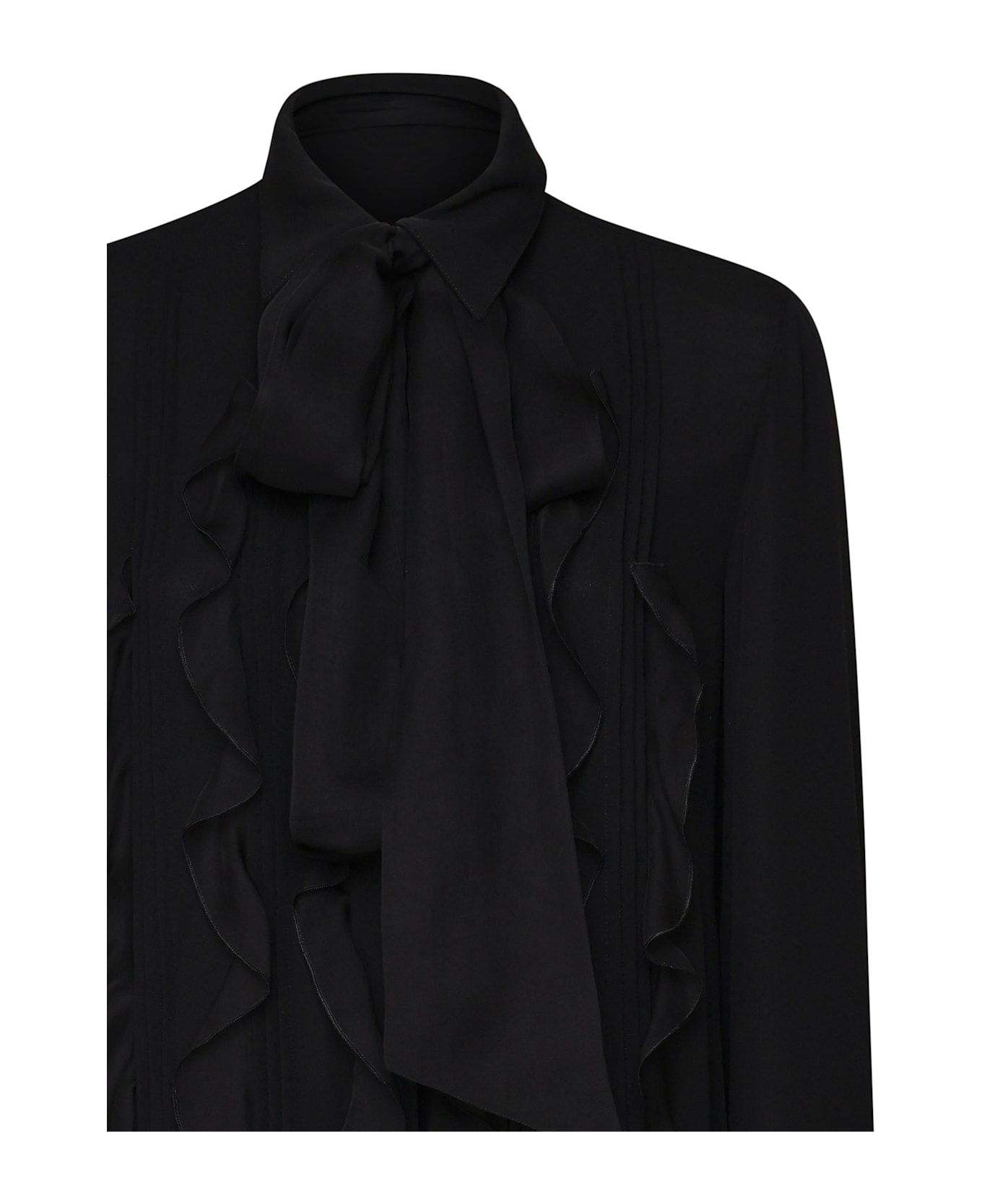 Valentino Garavani Long Sleeve Shirt - Black