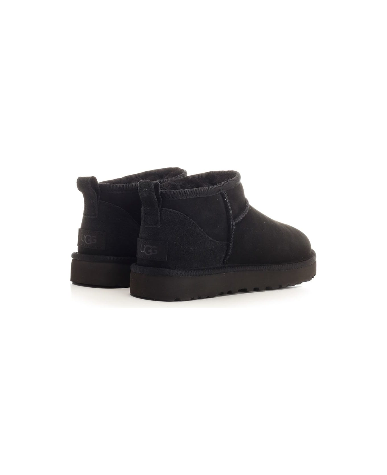 UGG 'classic Ultra Mini' Ankle Boots - Black