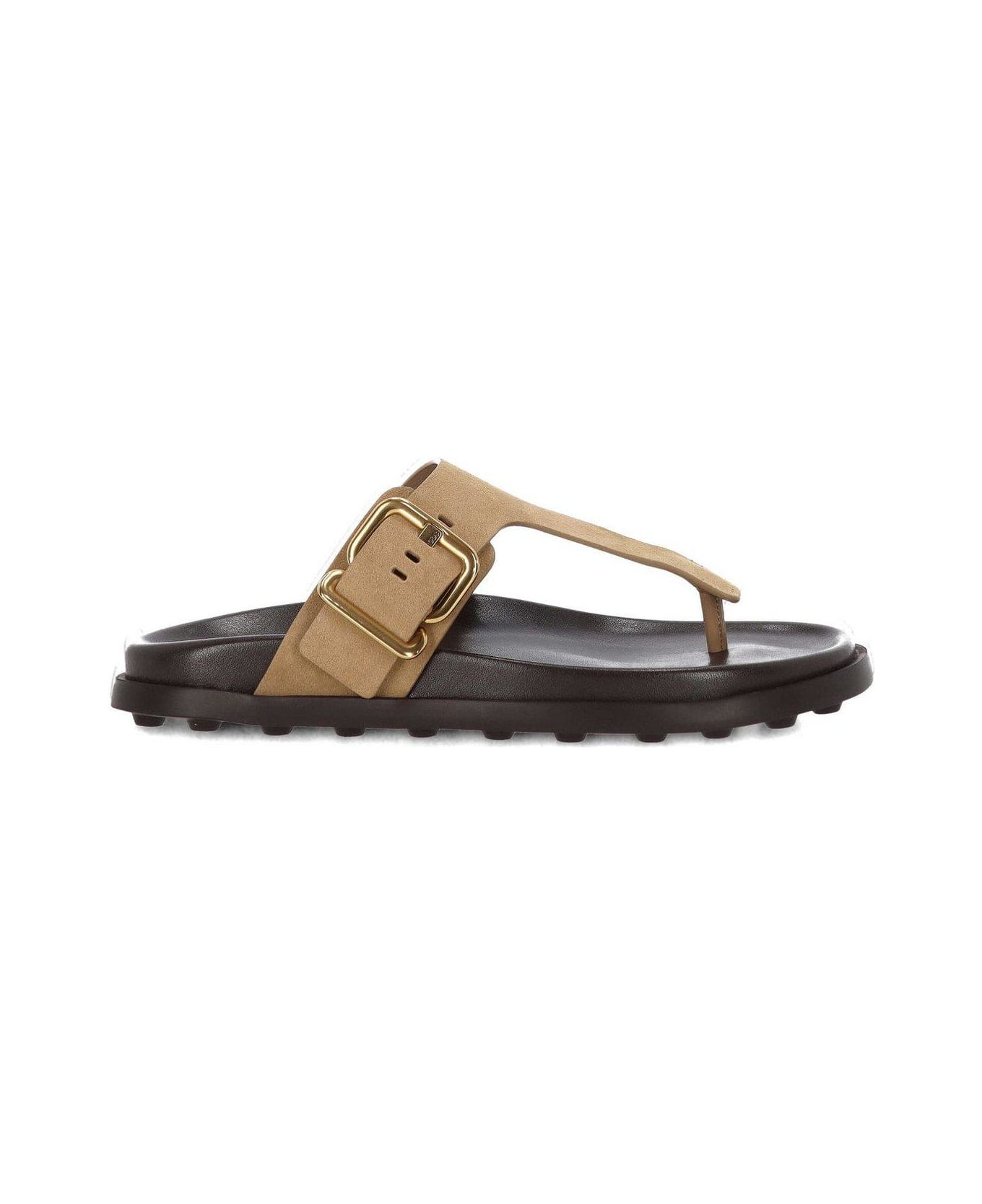 Tod
s Buckle Detailed Thong Sandals - NEUTRALS