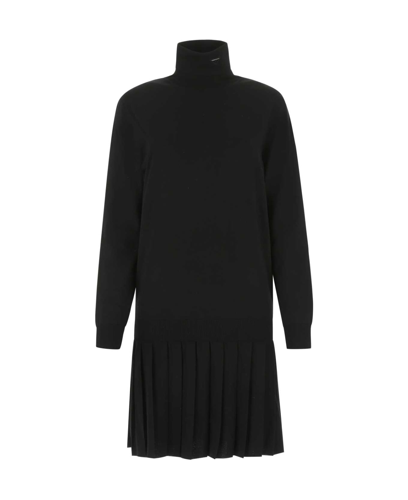 Prada Black Wool Dress - F0002