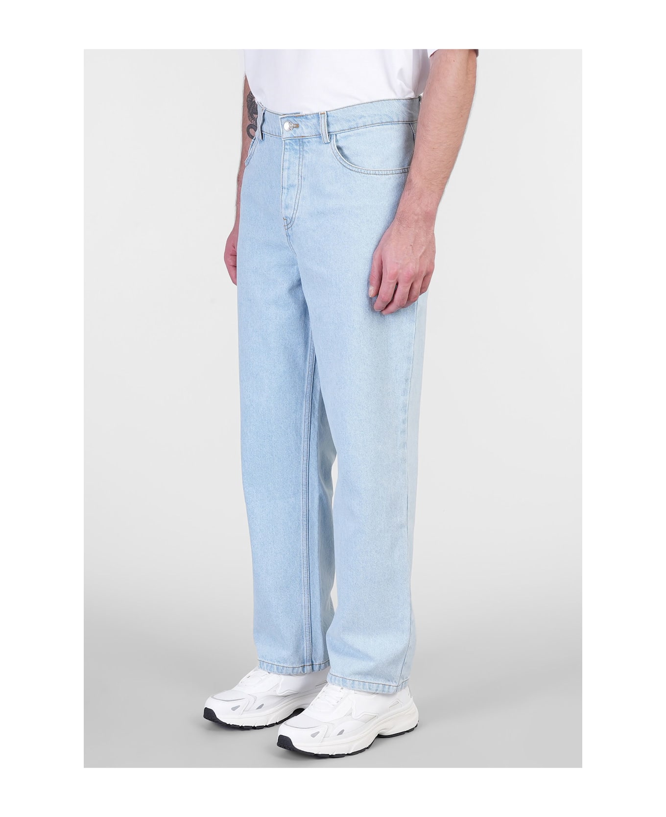 Maison Kitsuné Jeans In Blue Denim - blue