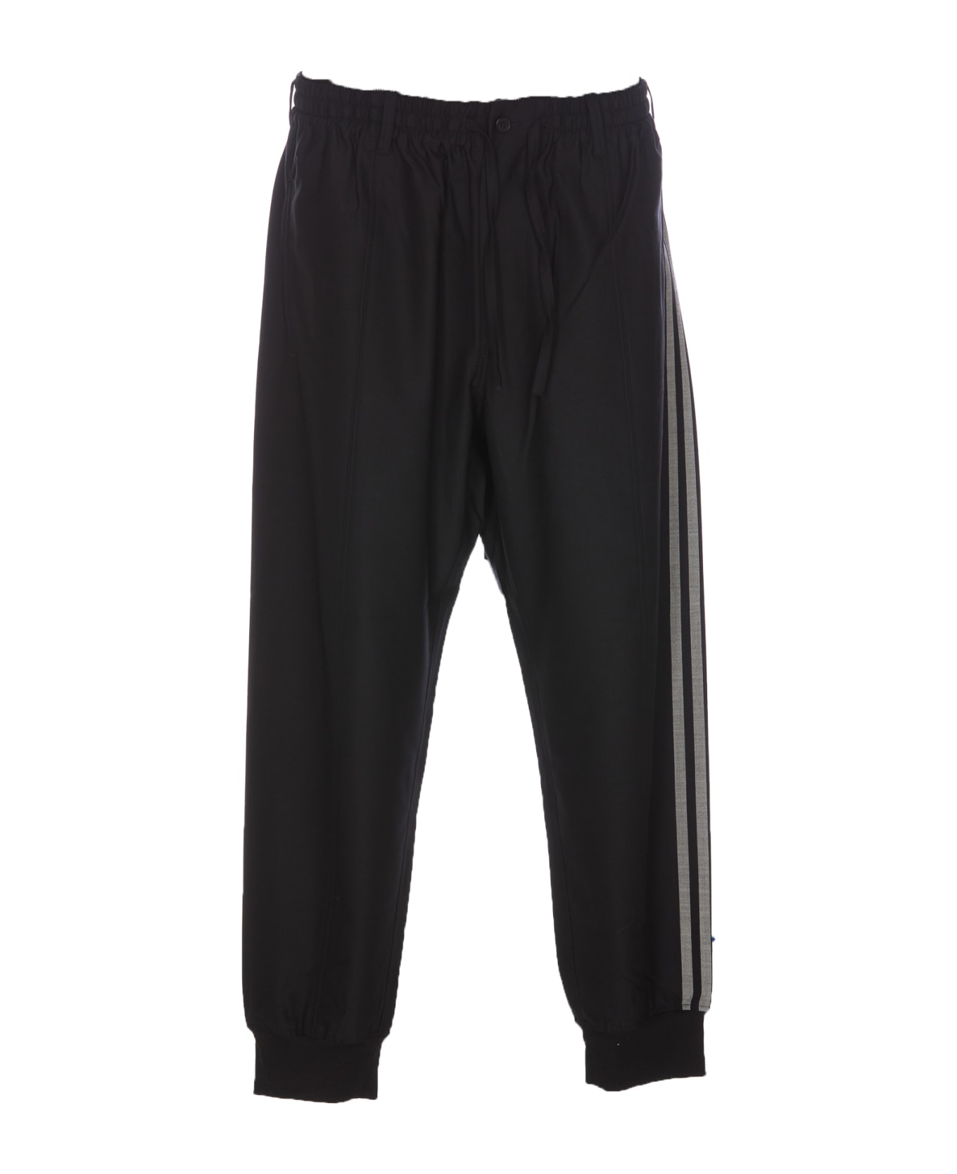 Y-3 Track Pants With Tapes Pants - BLACK