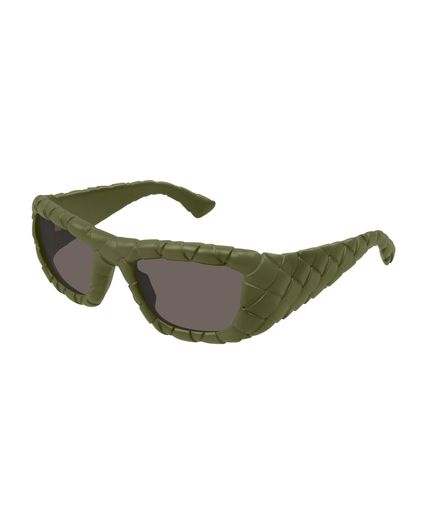 Bottega Veneta Eyewear BV1303S Sunglasses - Green Green Brown