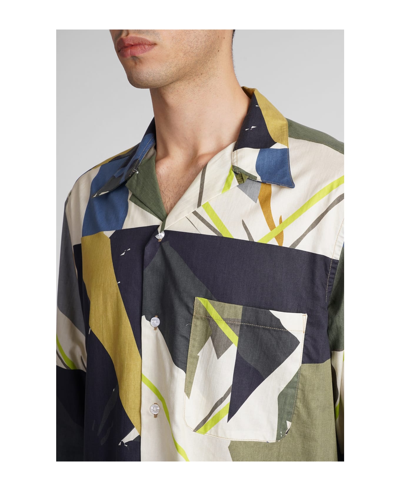Paura Austin Shirt In Multicolor Cotton - multicolor シャツ
