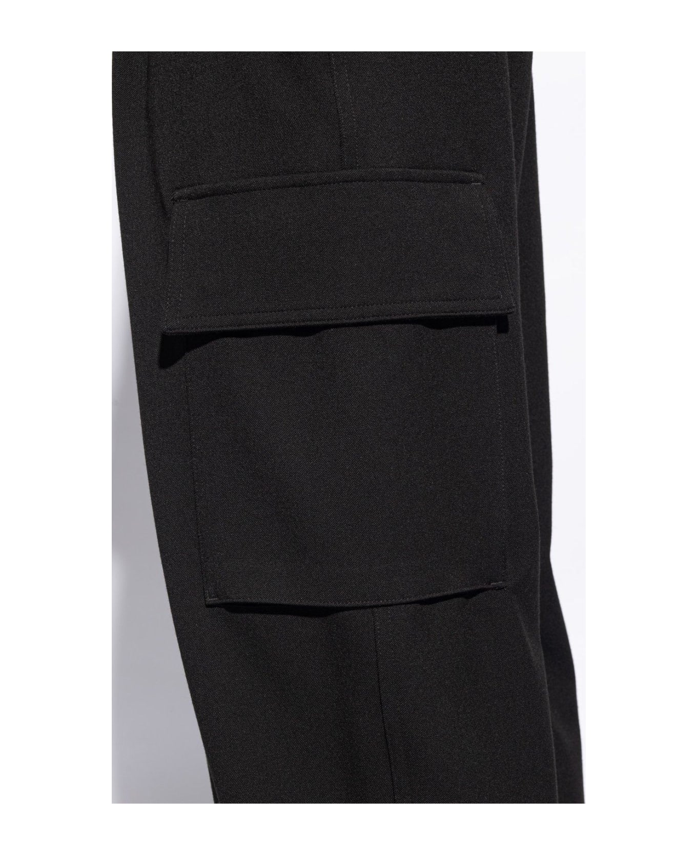 Emporio Armani Trousers With Pockets - Black ボトムス