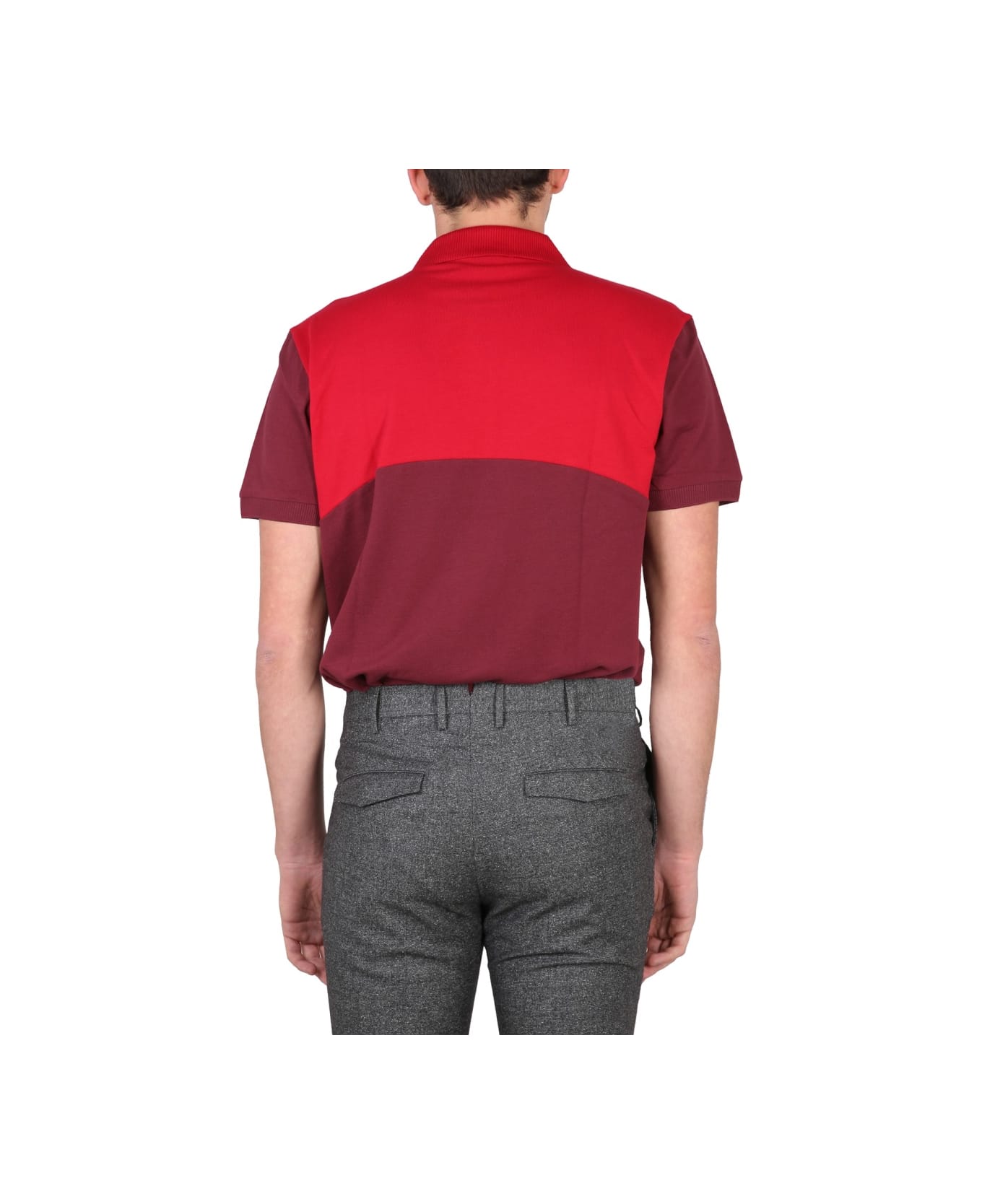 Hugo Boss Polo With Logo - BORDEAUX