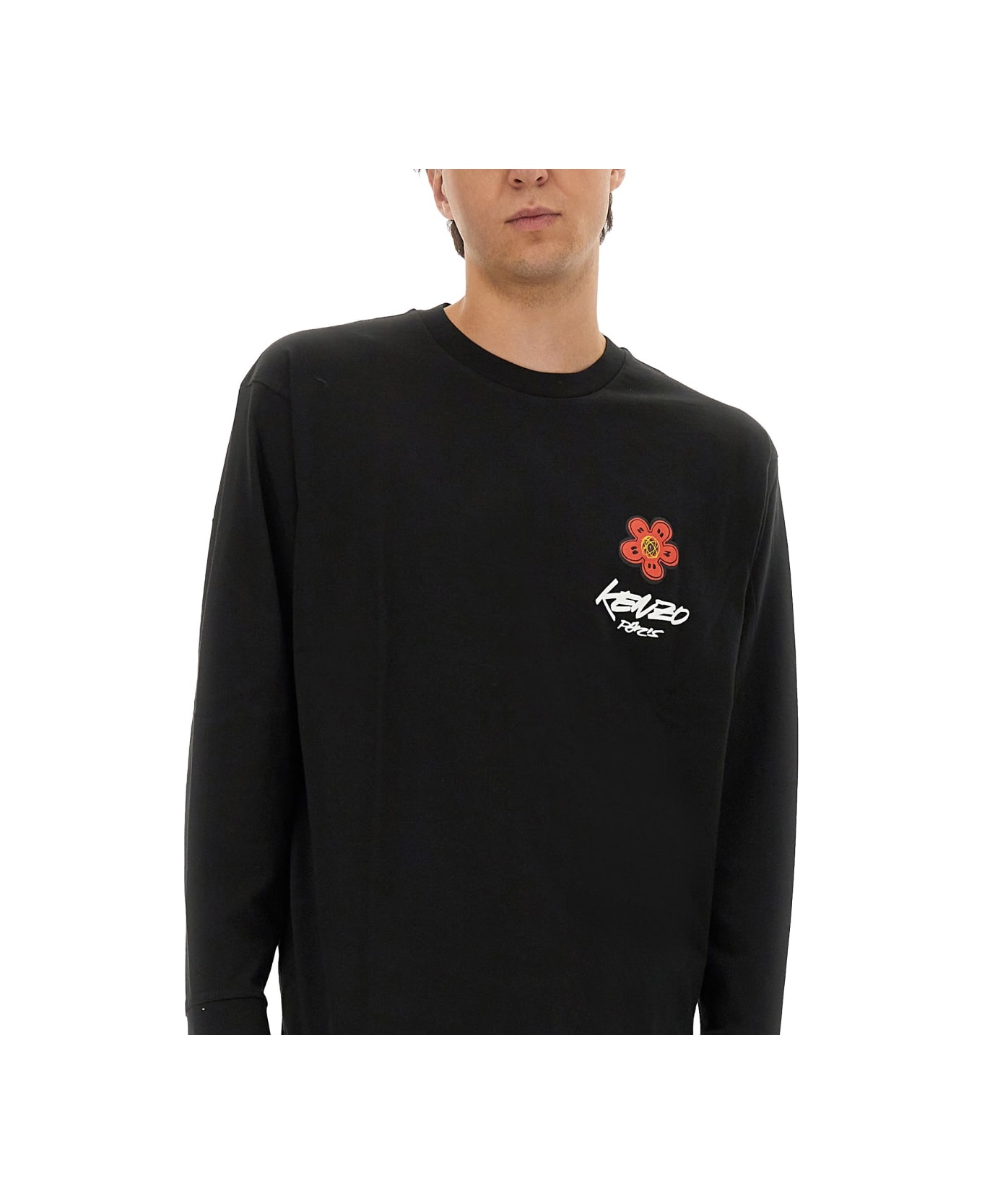 Kenzo Relaxed Fit T-shirt - BLACK