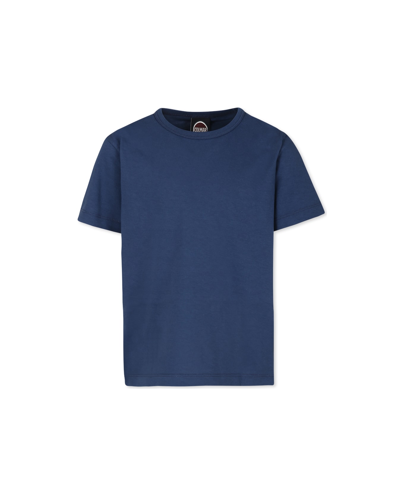 Colmar Black T-shirt For Boy With Logo - Blue
