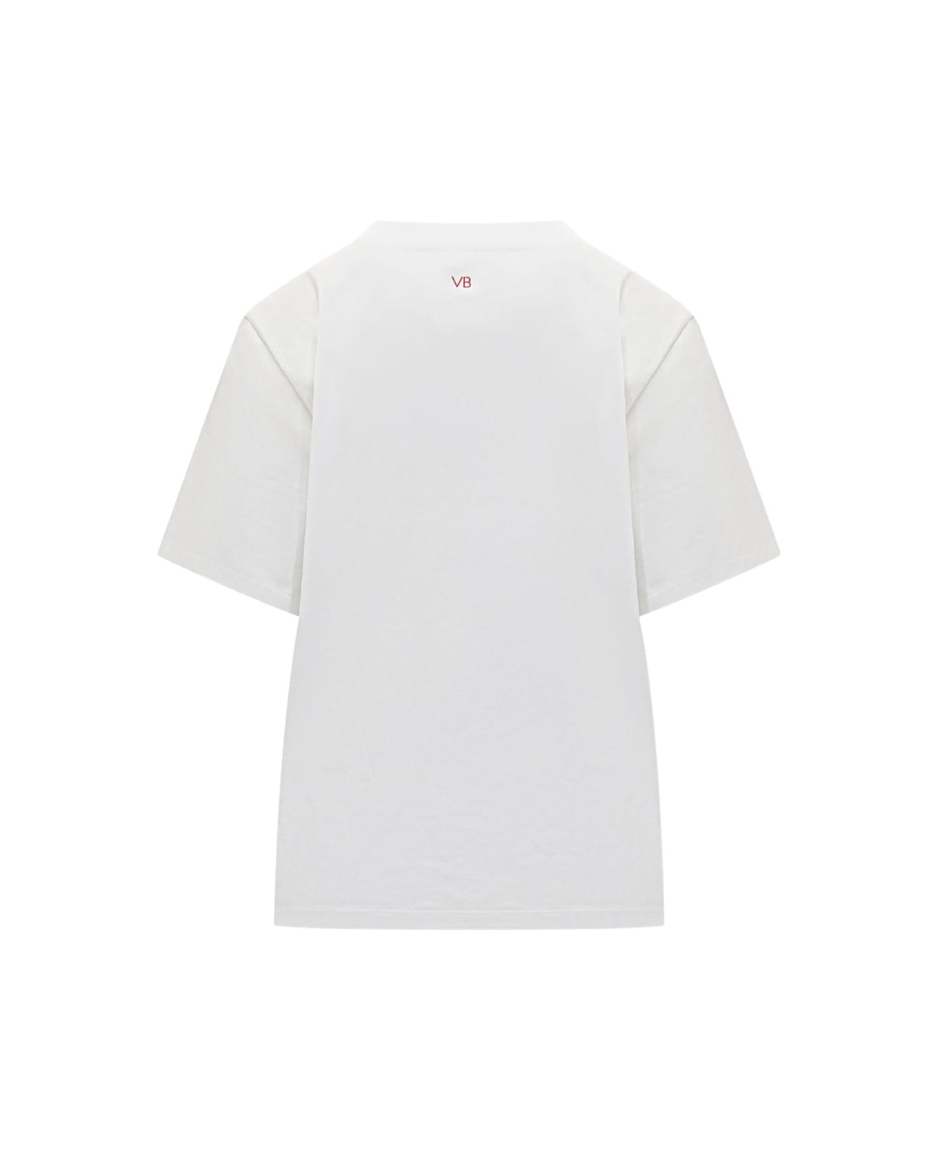 Victoria Beckham White T-shirt With Slogan - White