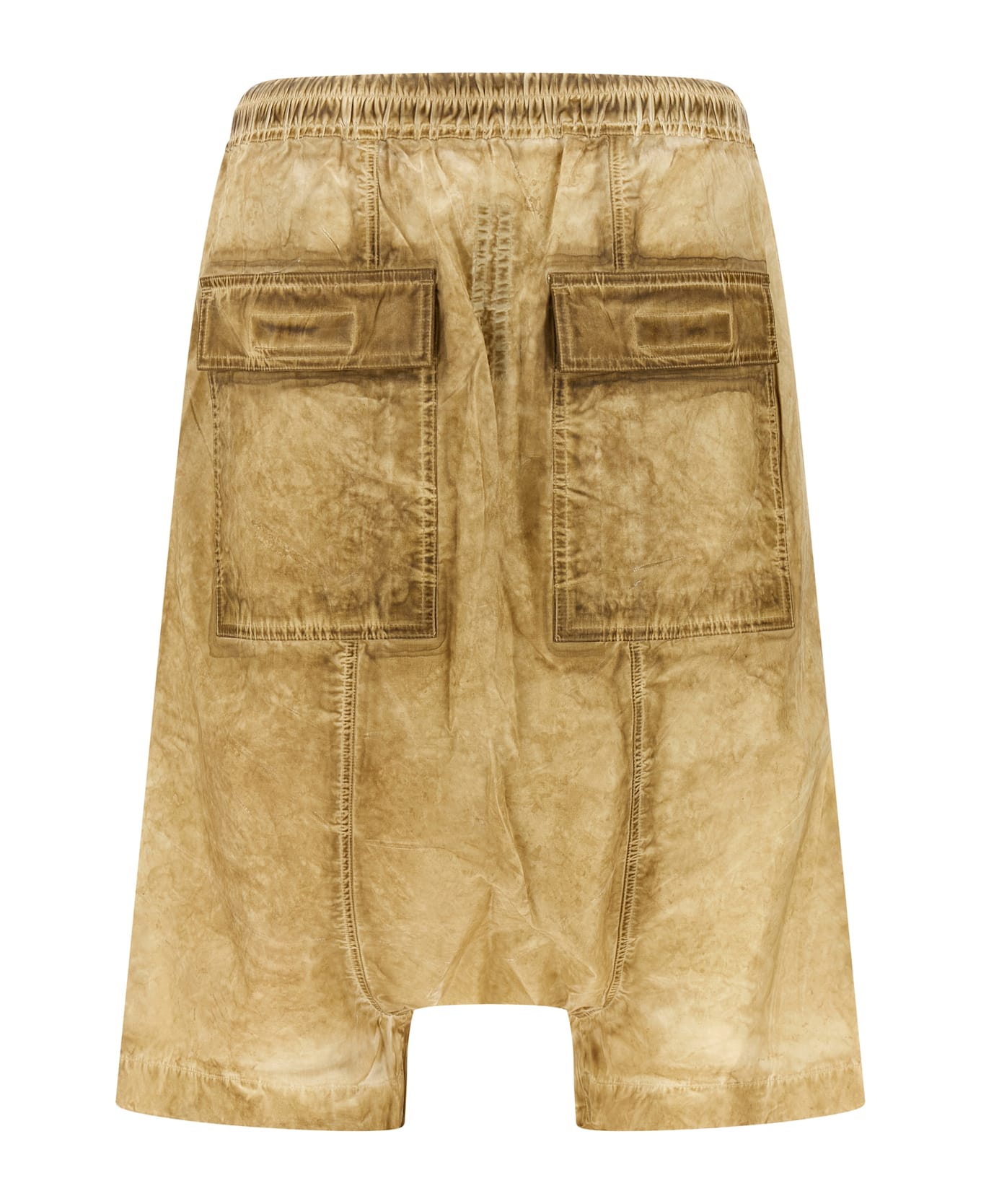 DRKSHDW 
drawstring Pods
 Bermuda Shorts - Beige