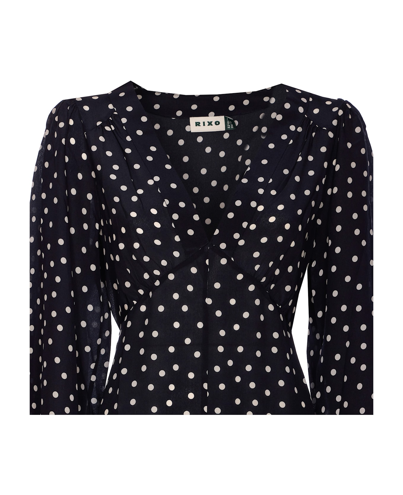 RIXO Dahlia Dress - Blue