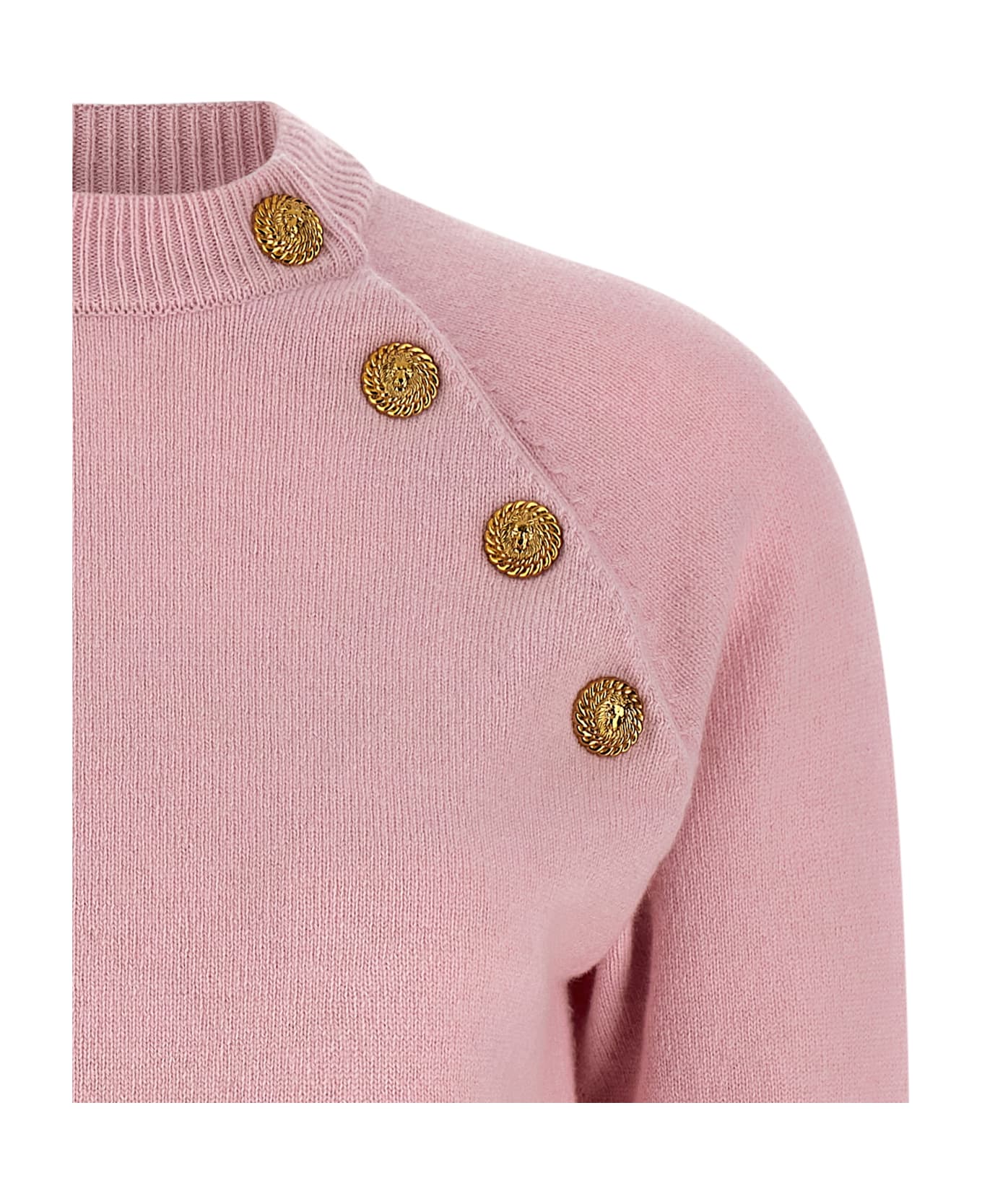 Balmain Cashmere Sweater - Pink