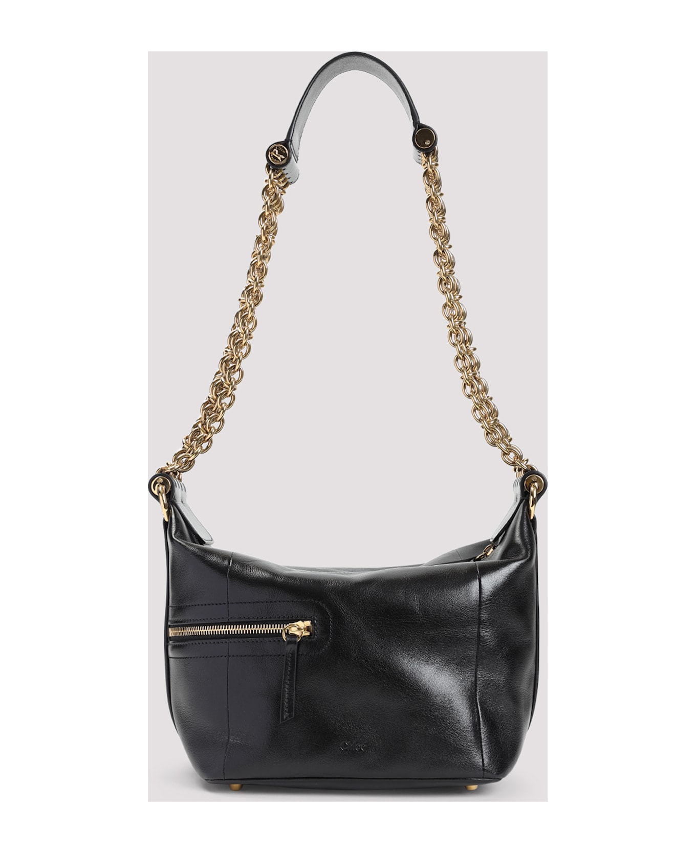 Chloé Camera Chain Shoulder Bag - Black