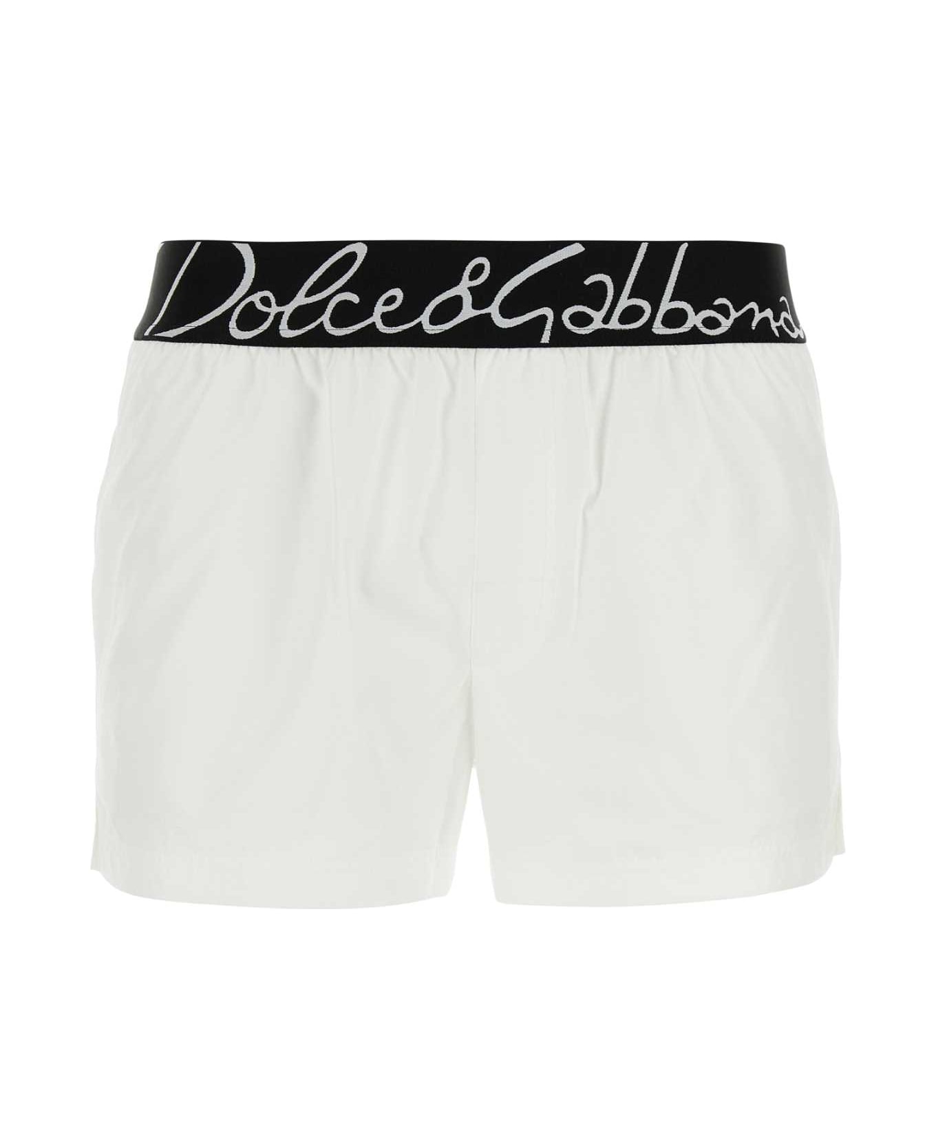 Dolce & Gabbana Swimming Shorts - BIANCOOTTICO