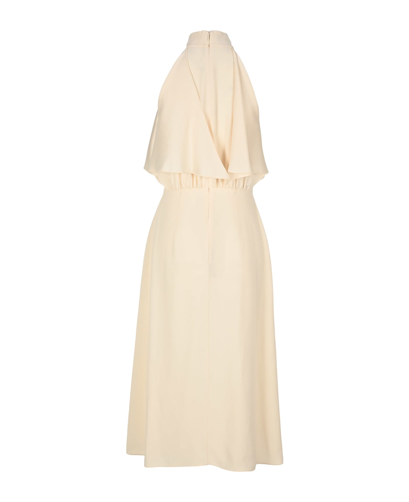 Prada Satin Ruffled Dress - SILK