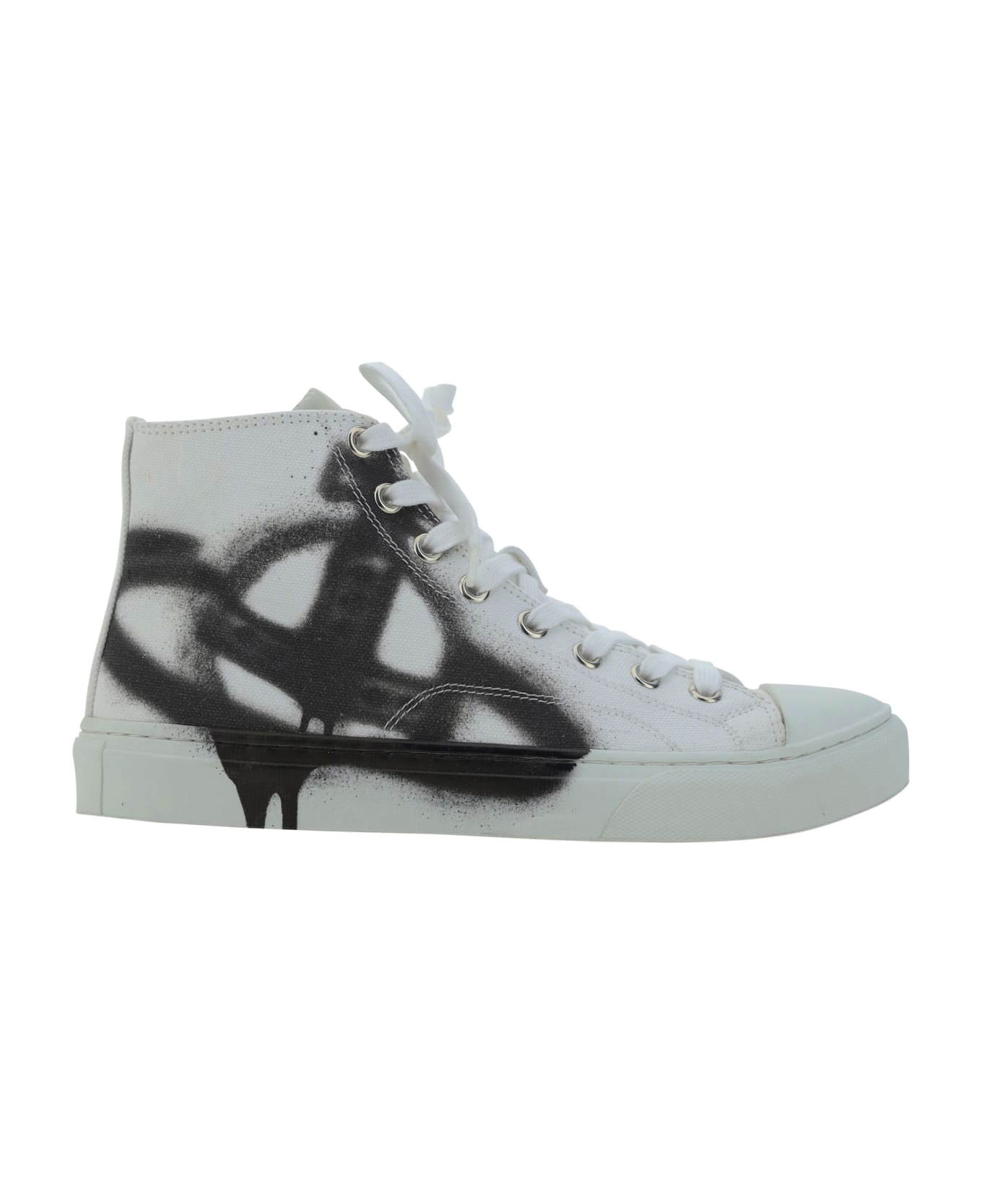 Vivienne Westwood Plimsoll Sneakers - White/black Orb