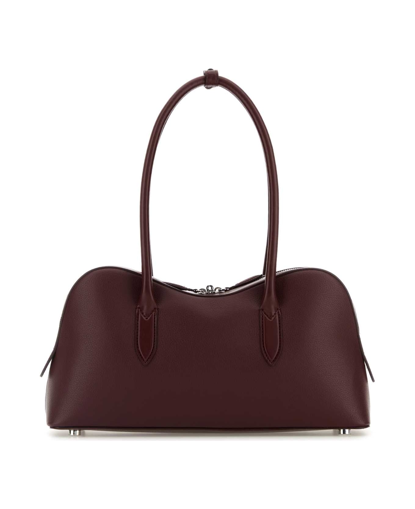 Stella McCartney Burgundy Synthetic Leather Ryder Medium Shoulder Bag - BORDEAUX