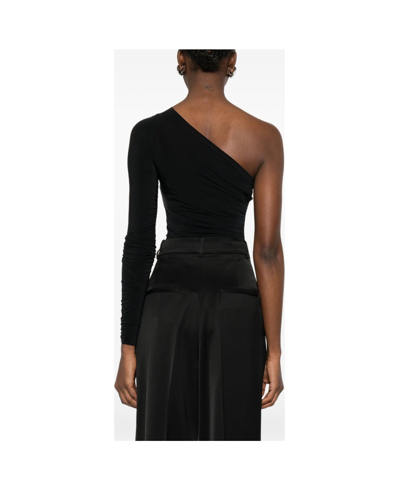 Wolford One-shoulder Bodysuit - Black