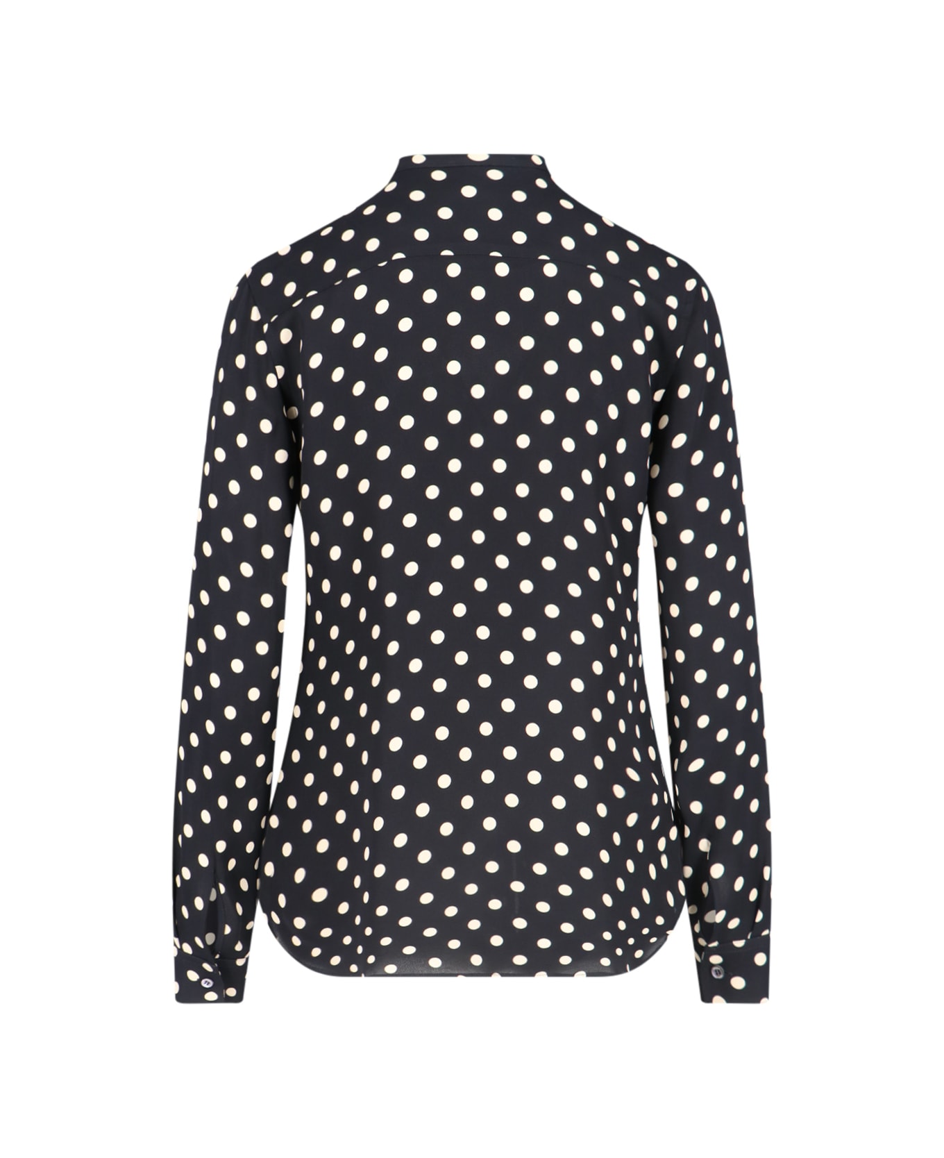 Aspesi Polka Dot Shirt - Black