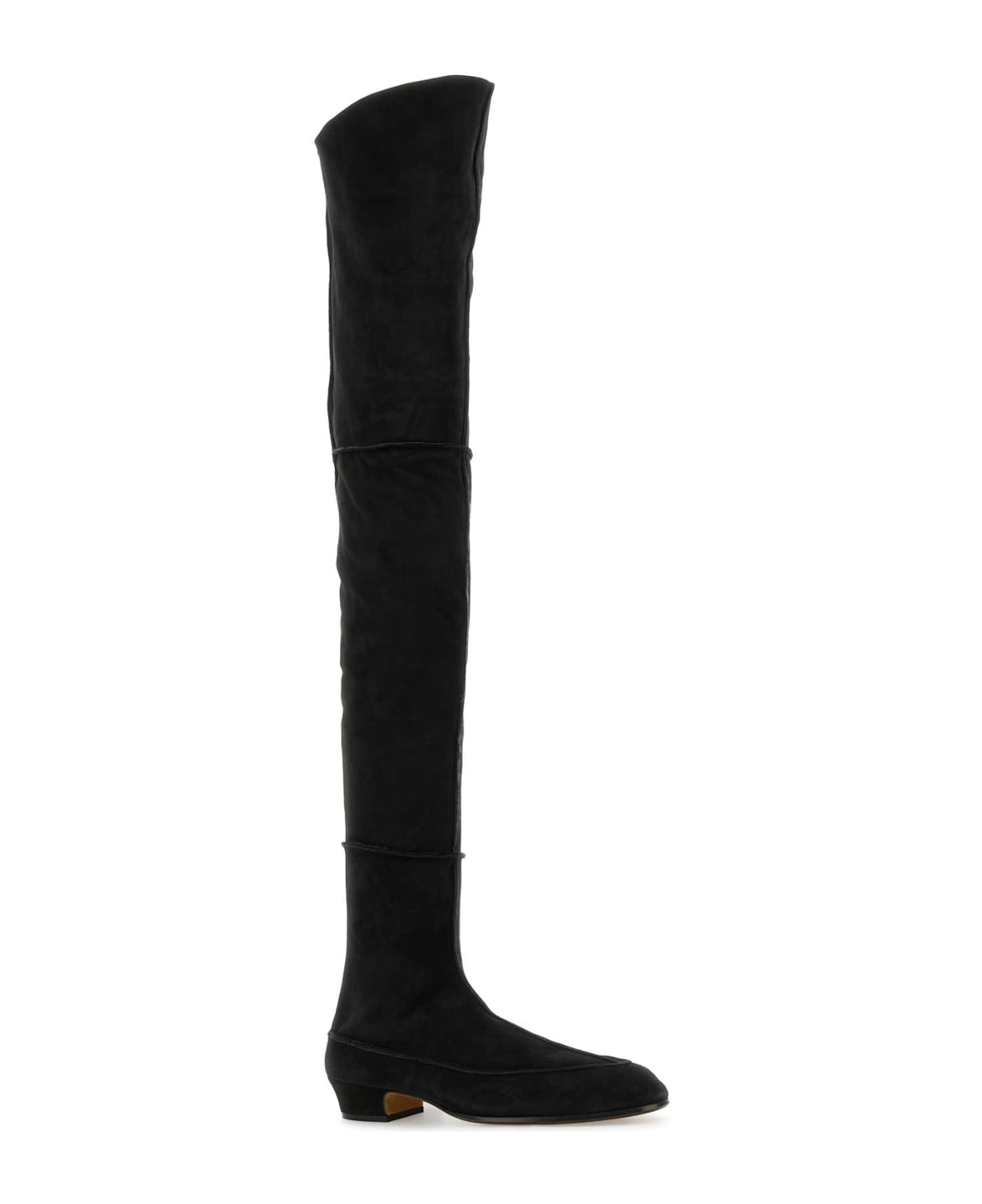 The Row Black Suede Awar 25 Over-the-knee Boots - Black