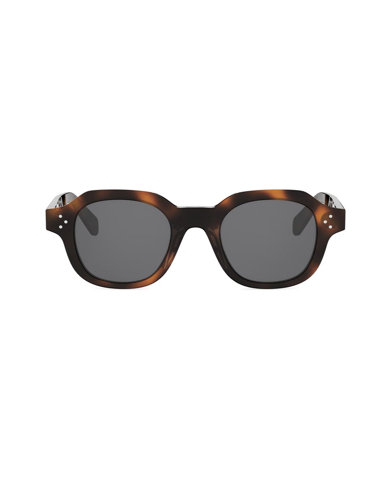 Celine Cl40326u Celine 3 Dots Hd 53a Havana Sunglasses - Havana