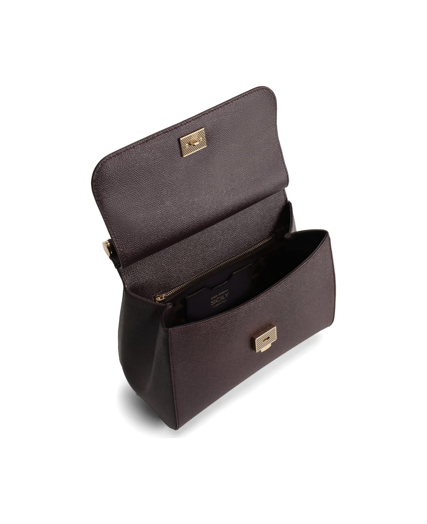 Dolce 
Gabbana Hand Bag "sicily" Large - BROWN