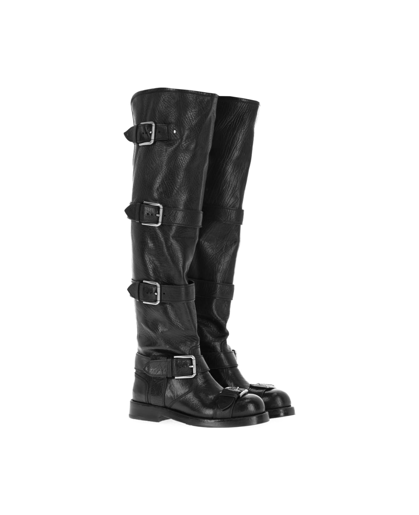 Dolce 
Gabbana Boot "horse" - BLACK