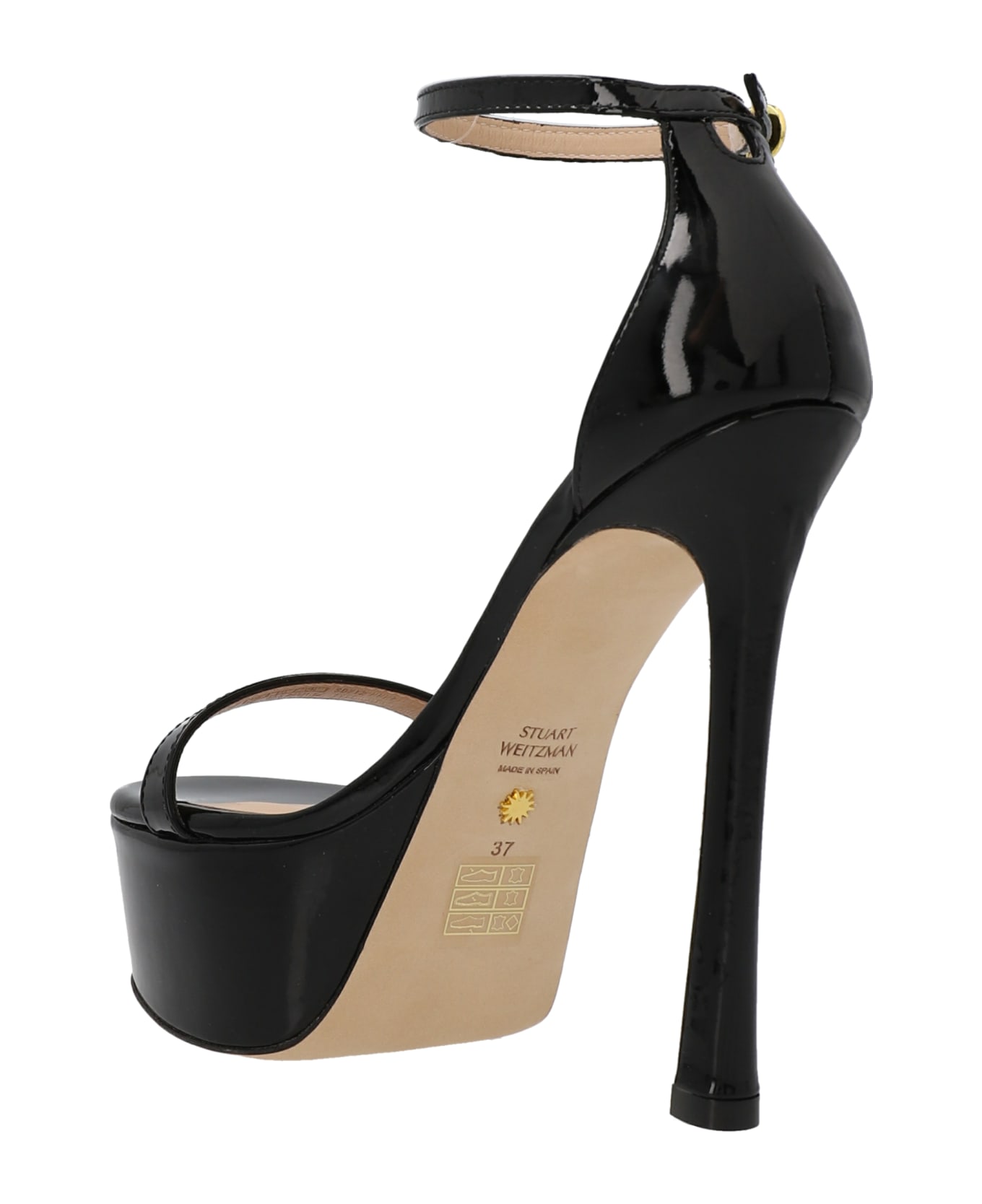 Stuart Weitzman 'nudistcurve Hollywood  Sandals - Black  