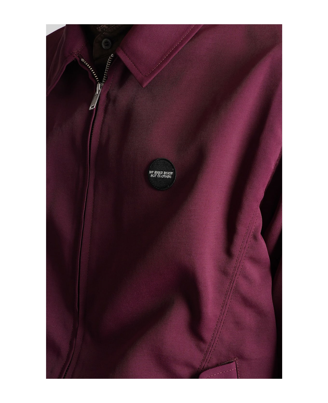 Undercover Jun Takahashi Casual Jacket In Bordeaux Polyester - bordeaux