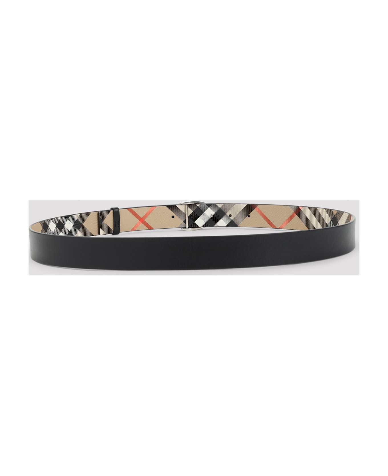 Burberry Oval Knight Belt - Sand Black