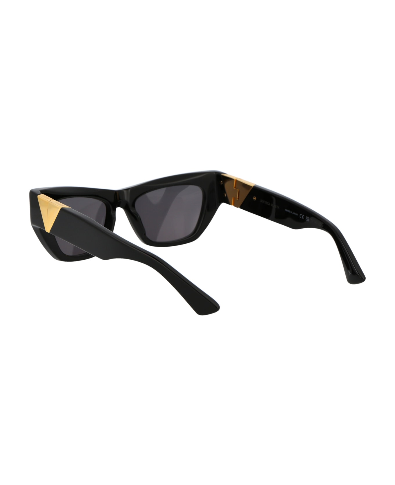 Bottega Veneta Eyewear Bv1177s Sunglasses - 001 BLACK BLACK GREY