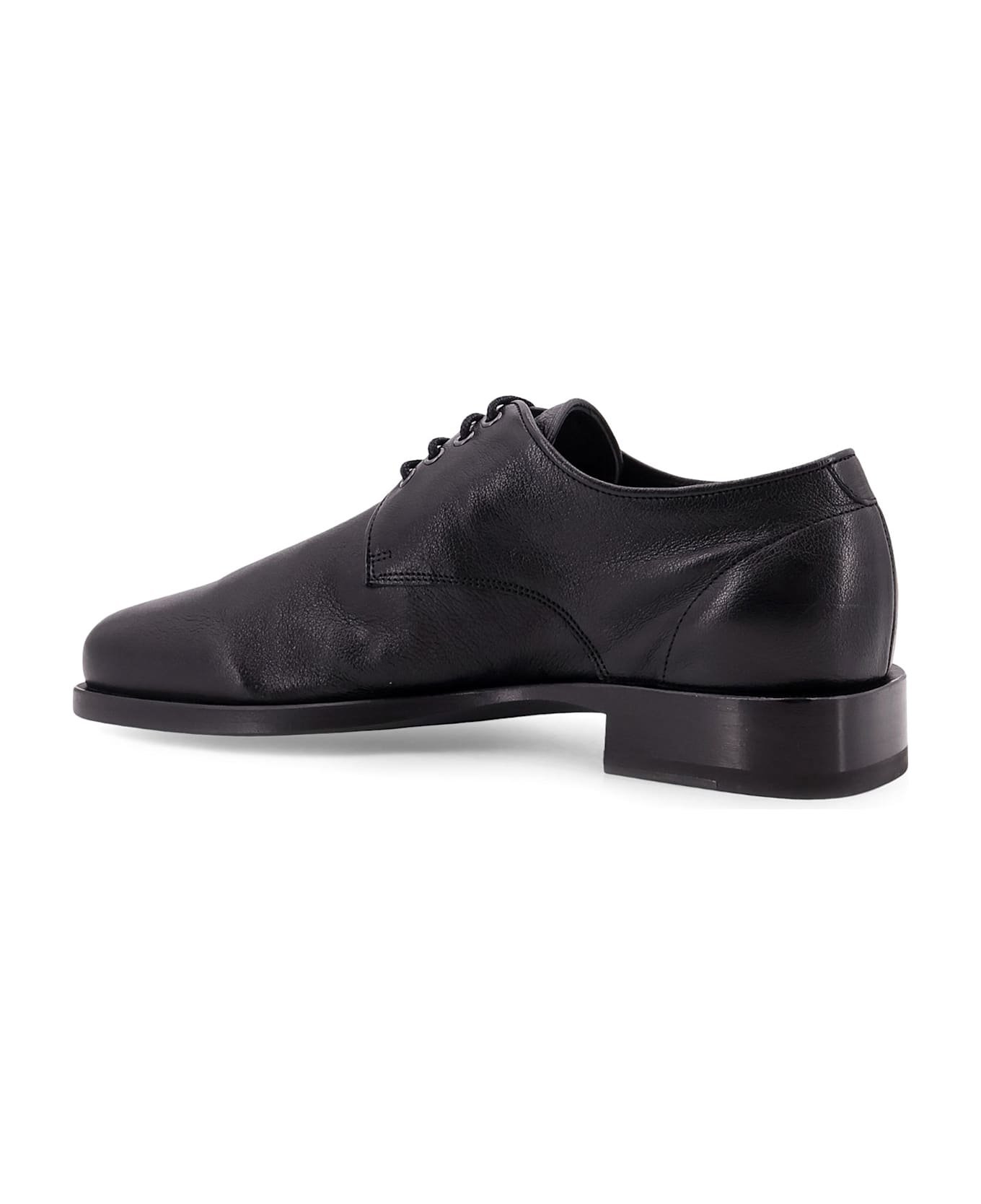 Lemaire Anatomic Derbies Lace Up Shoe - Black