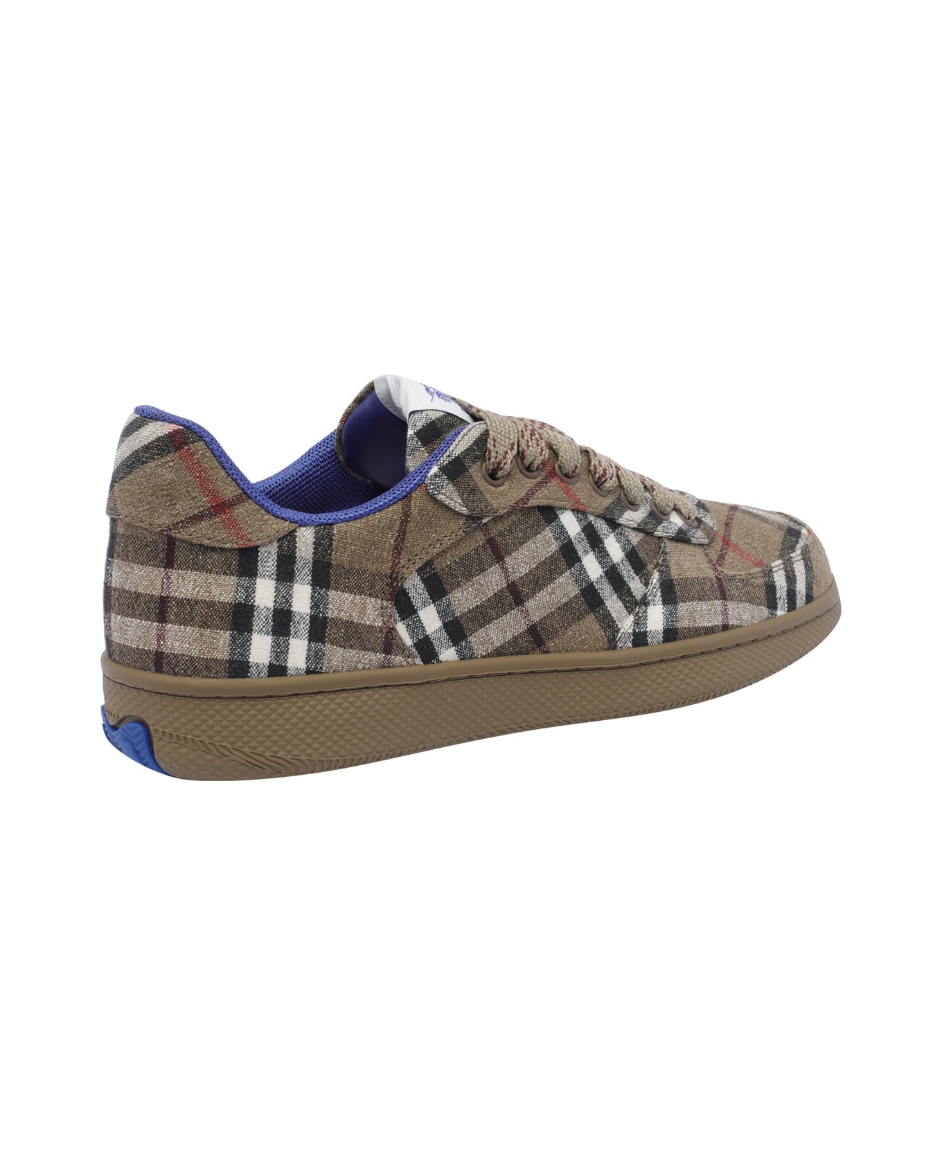 Burberry Check Terrace Sneakers - Beige