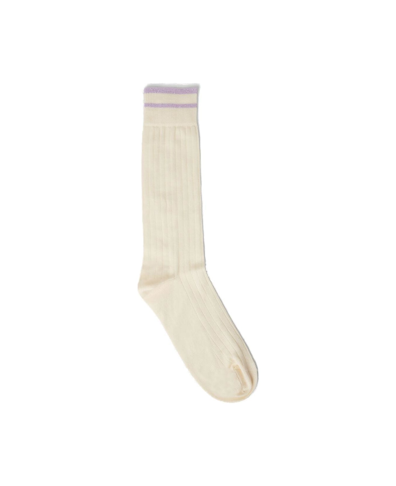 Marni Logo Intarsia Socks - Yellow 靴下
