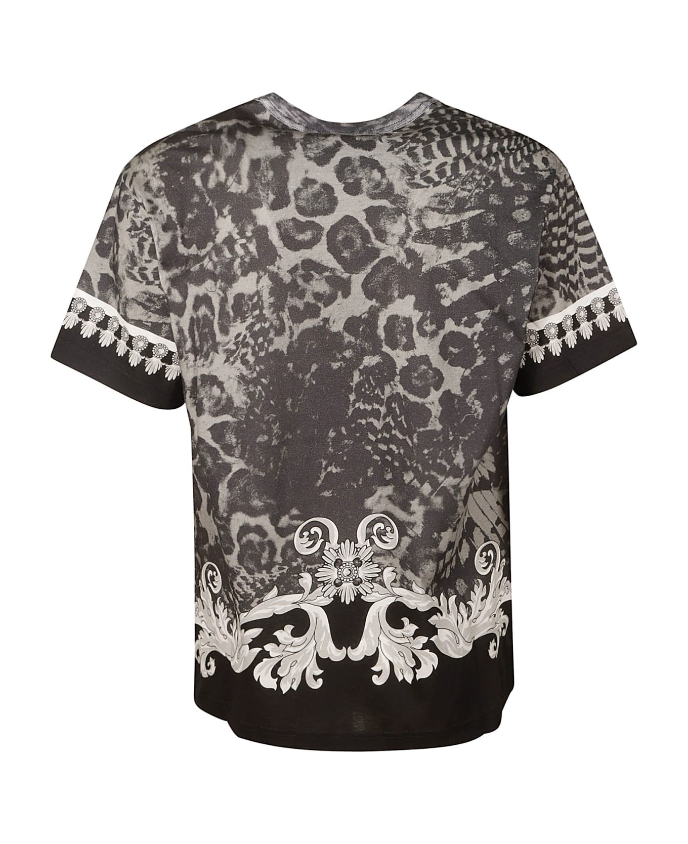 Versace Jeans Couture Couture Logo Print T-shirt - BLACK シャツ