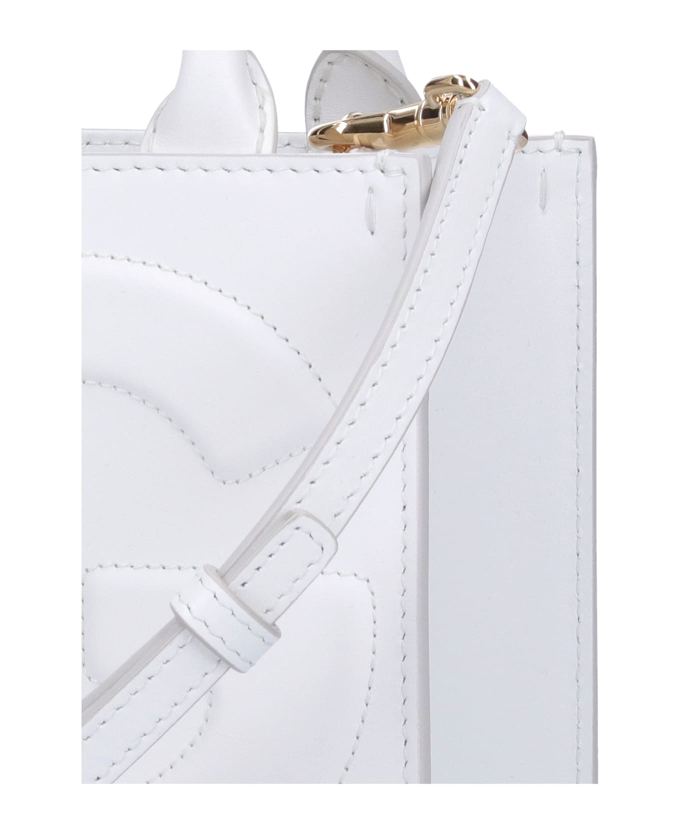 Dolce & Gabbana 'dg' Mini Tote - White