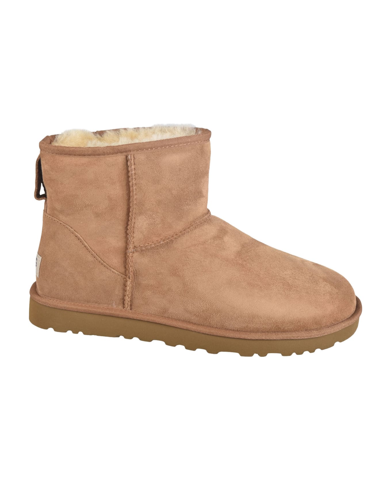 UGG Mini Classic Suede Ankle Boots - CHESTNUT