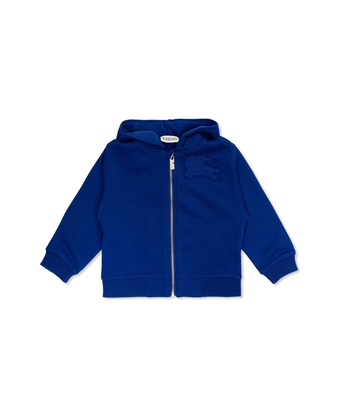 Burberry Ekd Zip Hoodie - BLUE