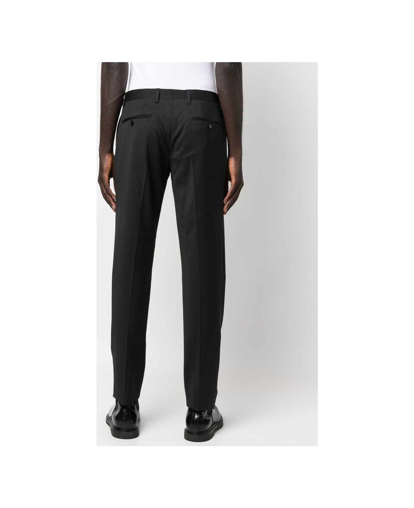 Lardini Pants With Welt Pockets - Black