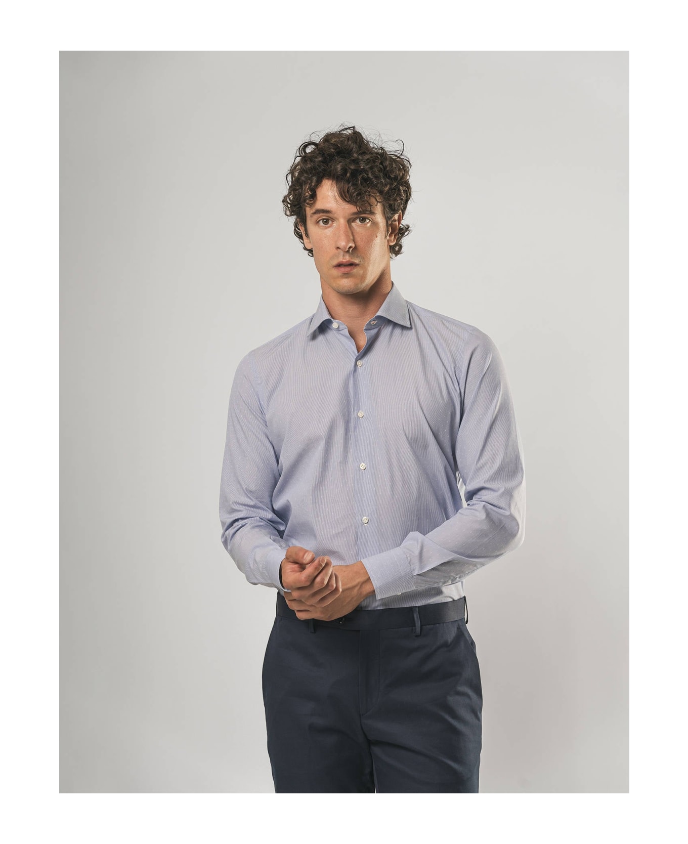Larusmiani Classic Shirt Shirt - Blue